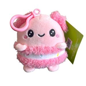 Axolotl Pink Salamander Plush Backpack Clip Dessert Macaroon Easter Toy 2025